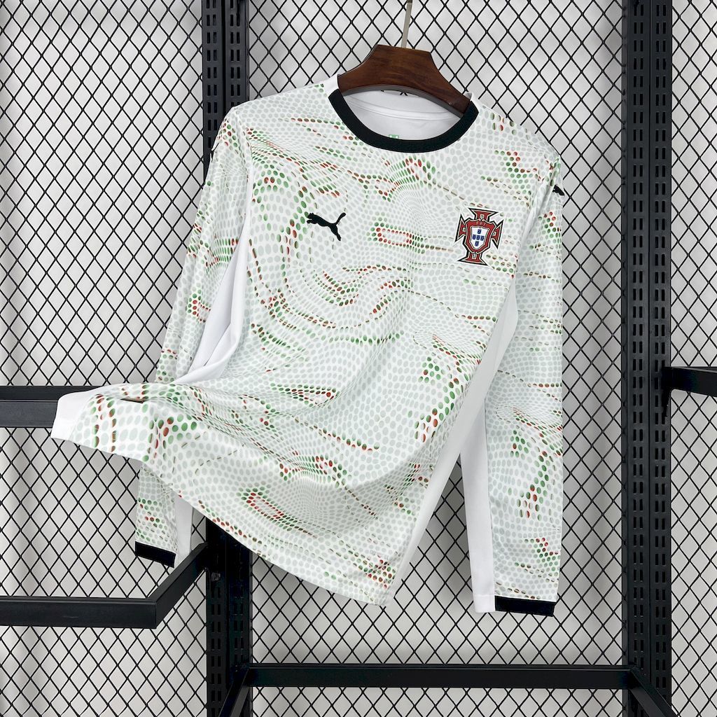 Portugal 2025-26 Away Long Sleeves Jersey