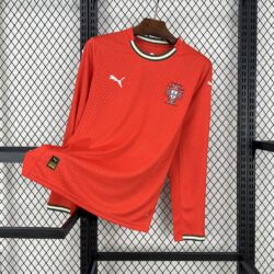 Portugal 2025-26 Home Long Sleeves Jersey