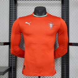 Portugal 2025-26 Home Long Sleeves Jersey Player Version