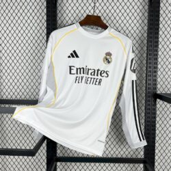 Real Madrid 2025-26 Home Long Sleeves Jersey