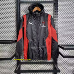 Windbreaker AC Milan Black Cheap Soccer Jerseys