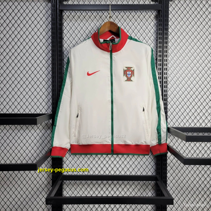 2025 Portugal Jacket White Windbreaker 2025 Portugal Jacket White Windbreaker