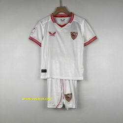 kids Sevilla home football t-shirt