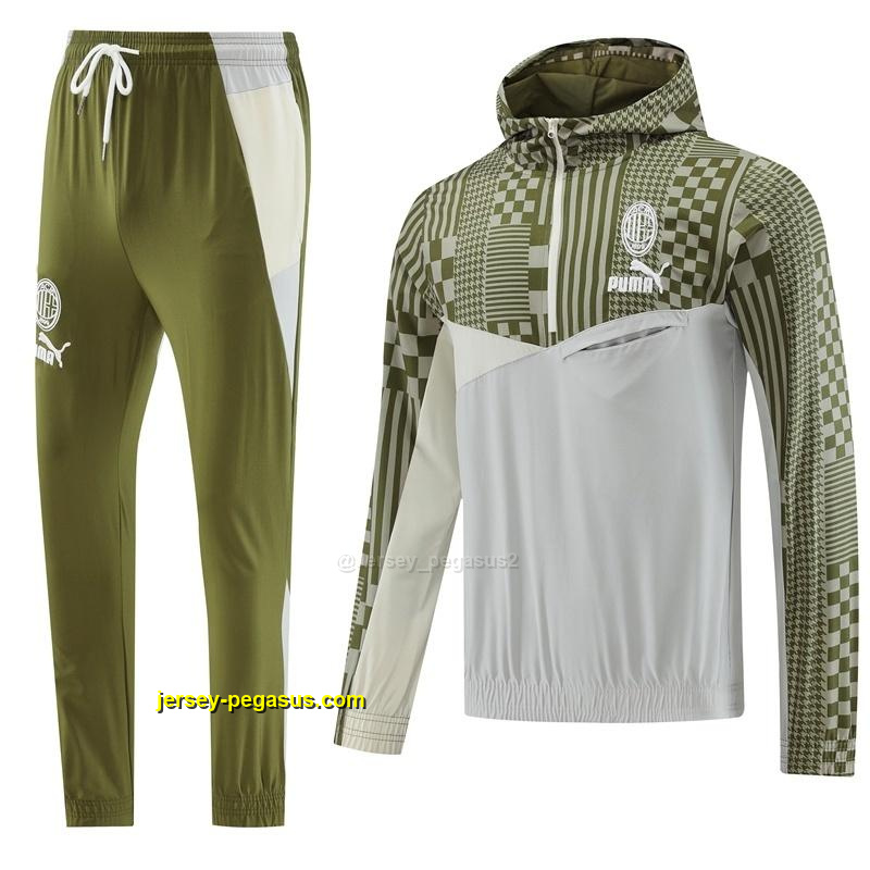 AC Milan Half Zipper Jacket+Long Pants AC Milan Half Zipper Jacket+Long Pants