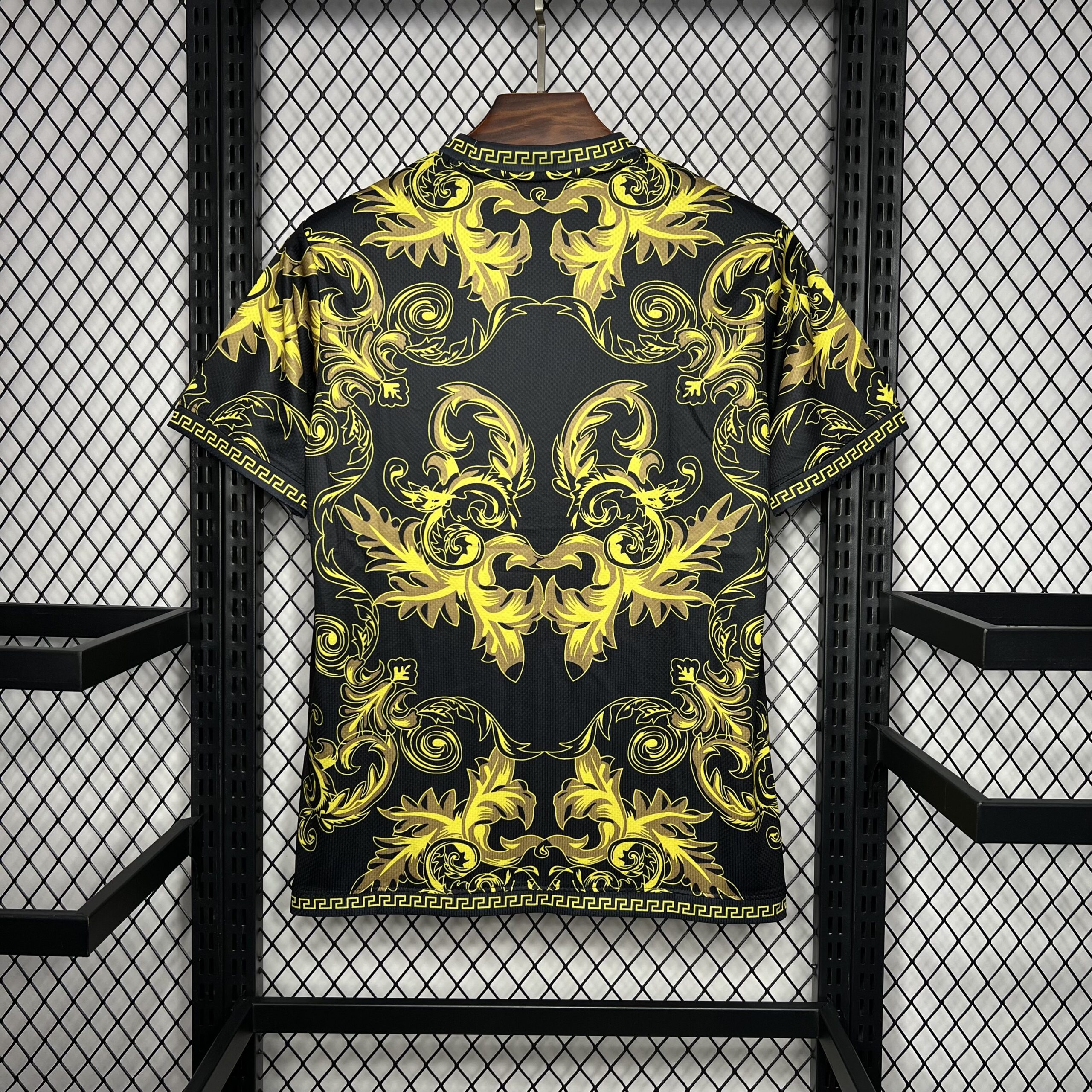Italy 2022-23 Versace Co-Branded Edition Jersey-Gold Italy 2022-23 Versace Co-Branded Edition Jersey-Gold