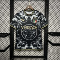 Italy 2023-24 Versace Co-Branded Edition Jersey Black