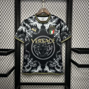 Italy 2023-24 Versace Co-Branded Edition Jersey Black