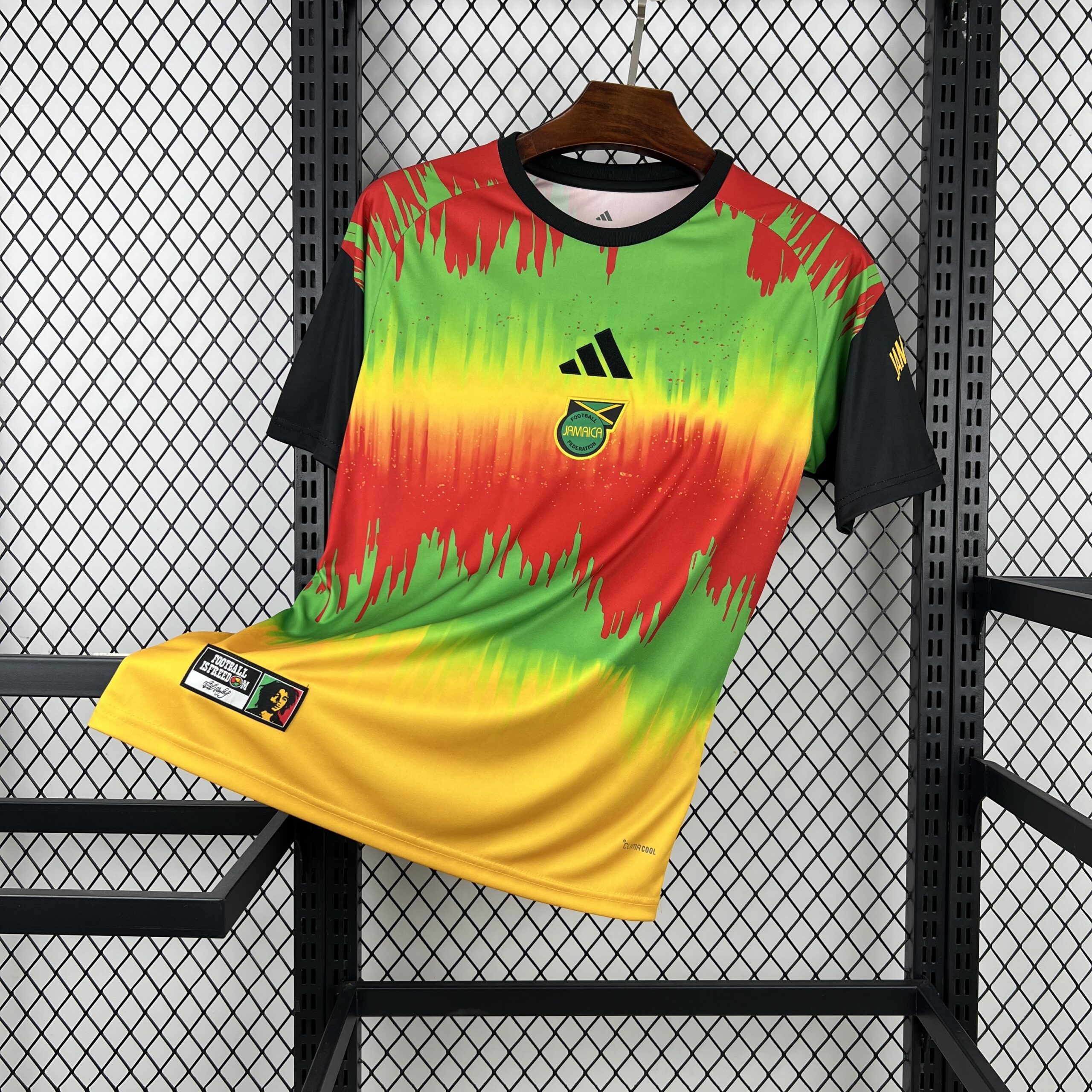Jamaica x Bob Marley 2026 Pre Match Jersey Jamaica x Bob Marley 2026 Pre Match Jersey