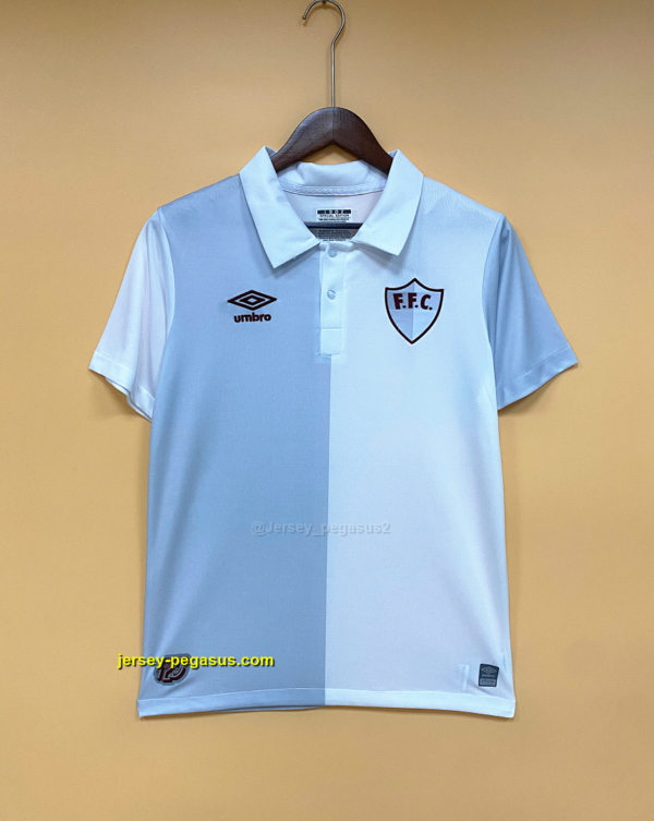 Retro Fluminense 120th Anniversary White Grey