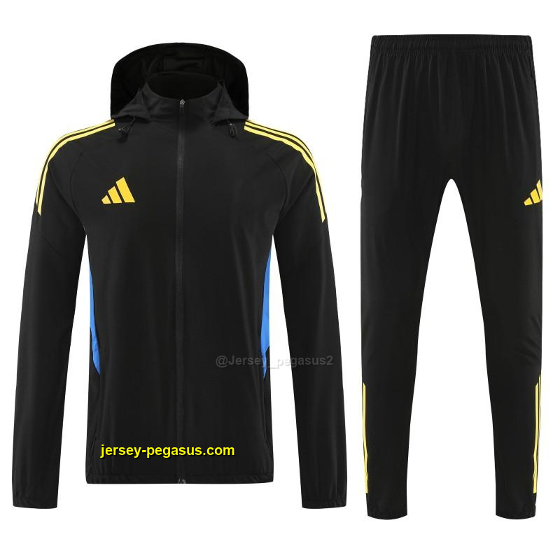 Adidas Black With Yellow logo Full Zipper Hooded Jacket Tracksuit + Long Pants Adidas Black With Yellow logo Full Zipper Hooded Jacket Tracksuit + Long Pants