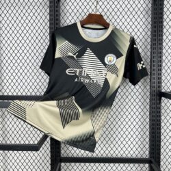 Manchester City 2025-26 Black and yellow concept version Jersey