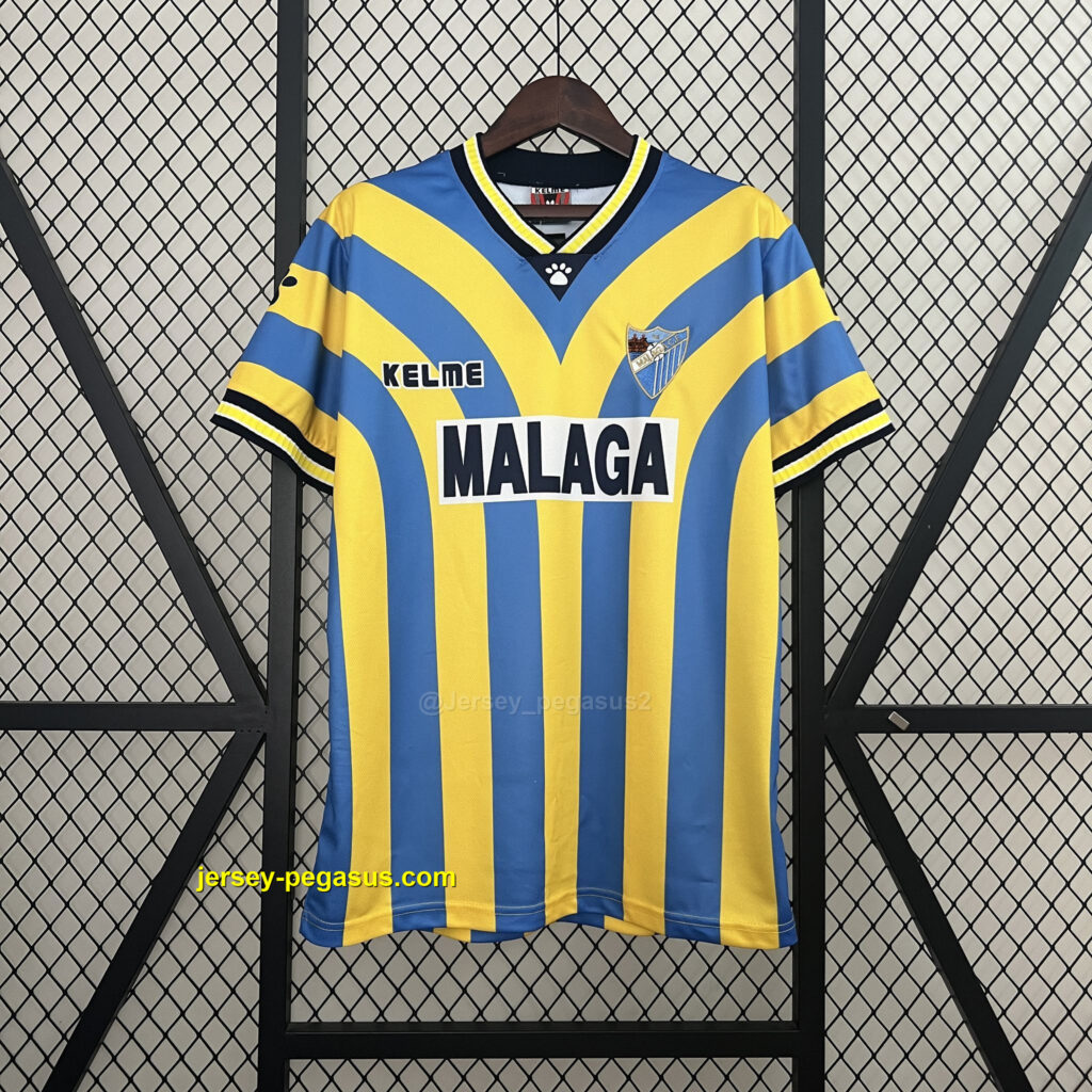 Malaga Away Retro Kit Vintage Uniform