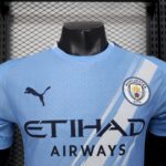 Manchester City 2025-26 Home Jersey Player Version