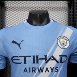 Manchester City 2025-26 Home Jersey Player Version