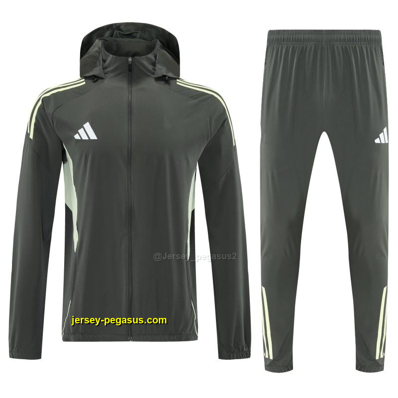 Adidas Dark Olive Green Full Zipper Hooded Jacket Tracksuit + Long Pants Adidas Dark Olive Green Full Zipper Hooded Jacket Tracksuit + Long Pants
