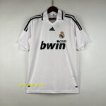 Real Madrid Retro Home Kit Vintage White Shirt Football Jerseys