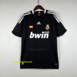 Real Madrid Retro Third Kit Vintage Black Shirt Football Jerseys