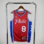 Philadelphia 76ers 2023-24 GEDRGE#8 Jordan Jersey