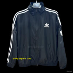 2026 Adidas Navy Full Zipper Windbreaker