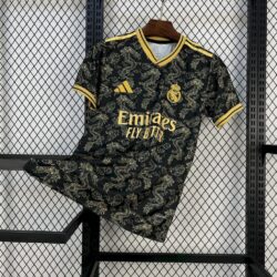 Real Madrid 2025-26 Black Golden Dragon Edition Jersey