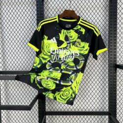 Real Madrid 2025-26 Green Rose Bamboo Leaf Green Jersey