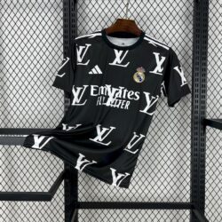 Real Madrid 2025-26 Louis Vuitton Joint Edition Black Jersey