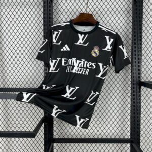 Real Madrid 2025-26 Louis Vuitton Joint Edition Black Jersey