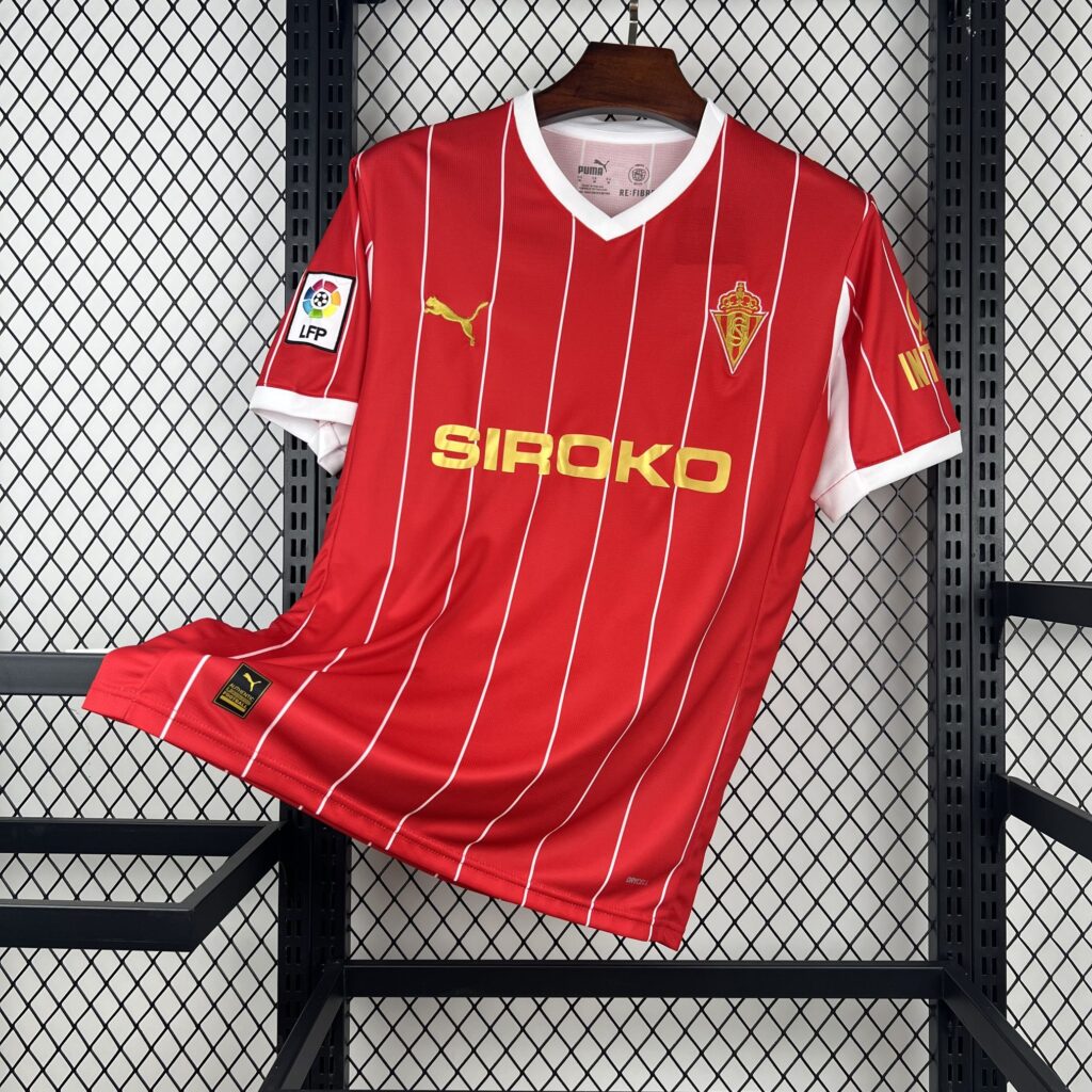 Sporting de Gijón 2025-26 Rrtro Jersey