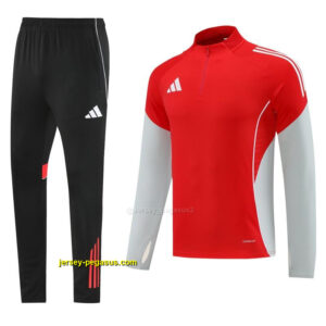 Adidas RedWhite Full zipper Jacket Tracksuit+ long pants