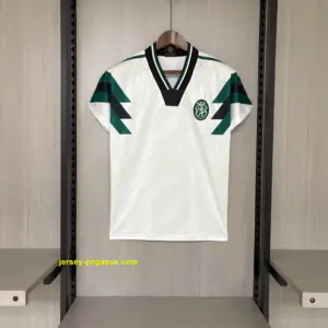 2025-26 Sporting Lisbon 1990 Retro White Jersey,
