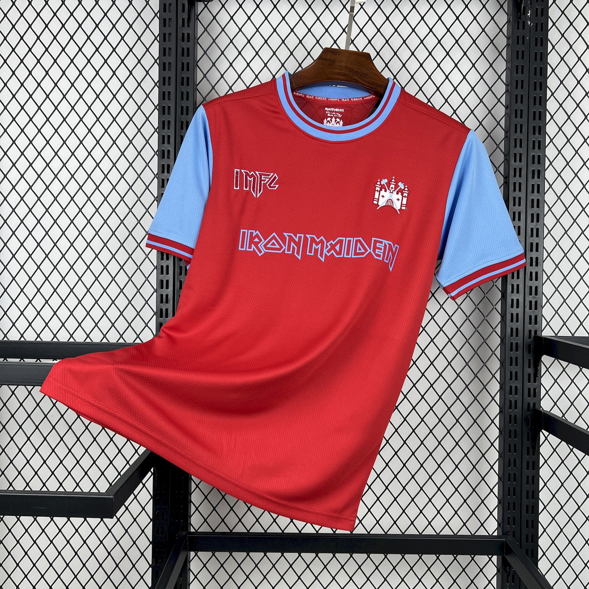 West Ham United x Iron Maiden 2025-26 50th Anniversary Jersey West Ham United x Iron Maiden 2025-26 50th Anniversary Jersey