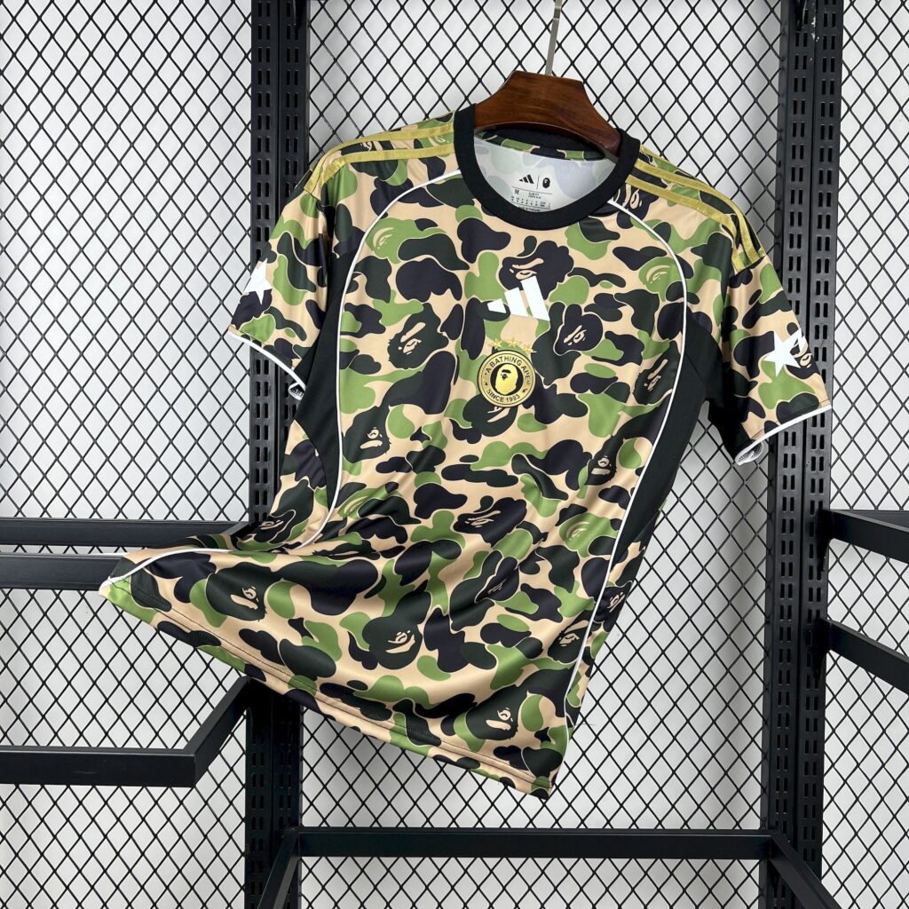 AD x BAPE 2025-26 Camo Jersey