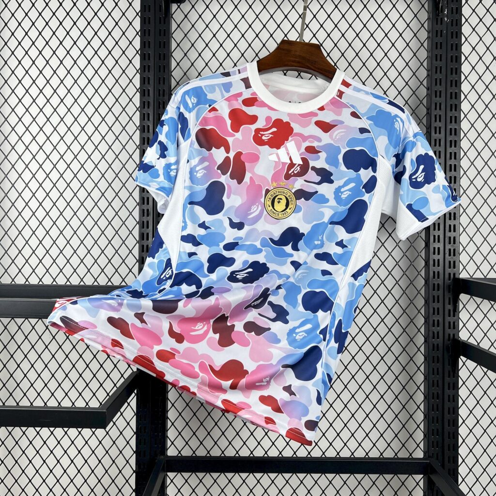 AD x BAPE 2025-26 Camo Jersey 1
