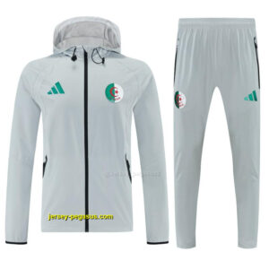 Algeria Full Zipper Hooded Jacket Tracksuit + Long Pants