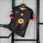 Barcelona 2025-26 black orange special edition Jersey (With Champions League)