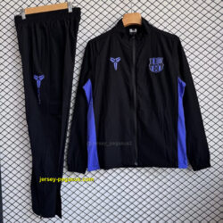 Barcelona 2025-26 Black And Purple Windbreaker Suit
