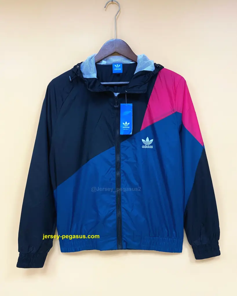 Windbreaker Adidas Black Blue Red