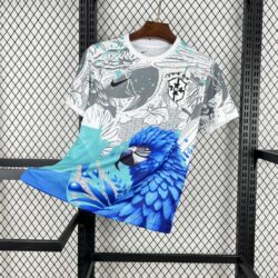 Brazil 2025-26 White Parrot Edition Jersey Player