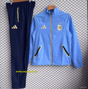 Argentina Sky Blue Full zipper Jacket Tracksuit+ long pants