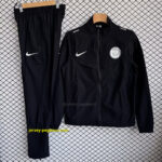 Paris Saint Germain（PSG） 2025-26 Black Windbreaker Suit