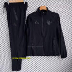 Arsenal Black Full zipper Jacket Tracksuit+ long pants