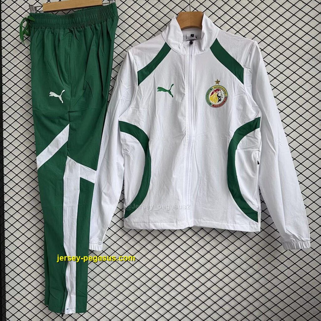 Senegal 2025-26 WhiteWindbreaker Suit