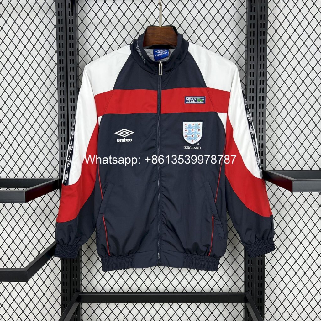 England 1998-99 Umbro Track Dark Blue Jacket