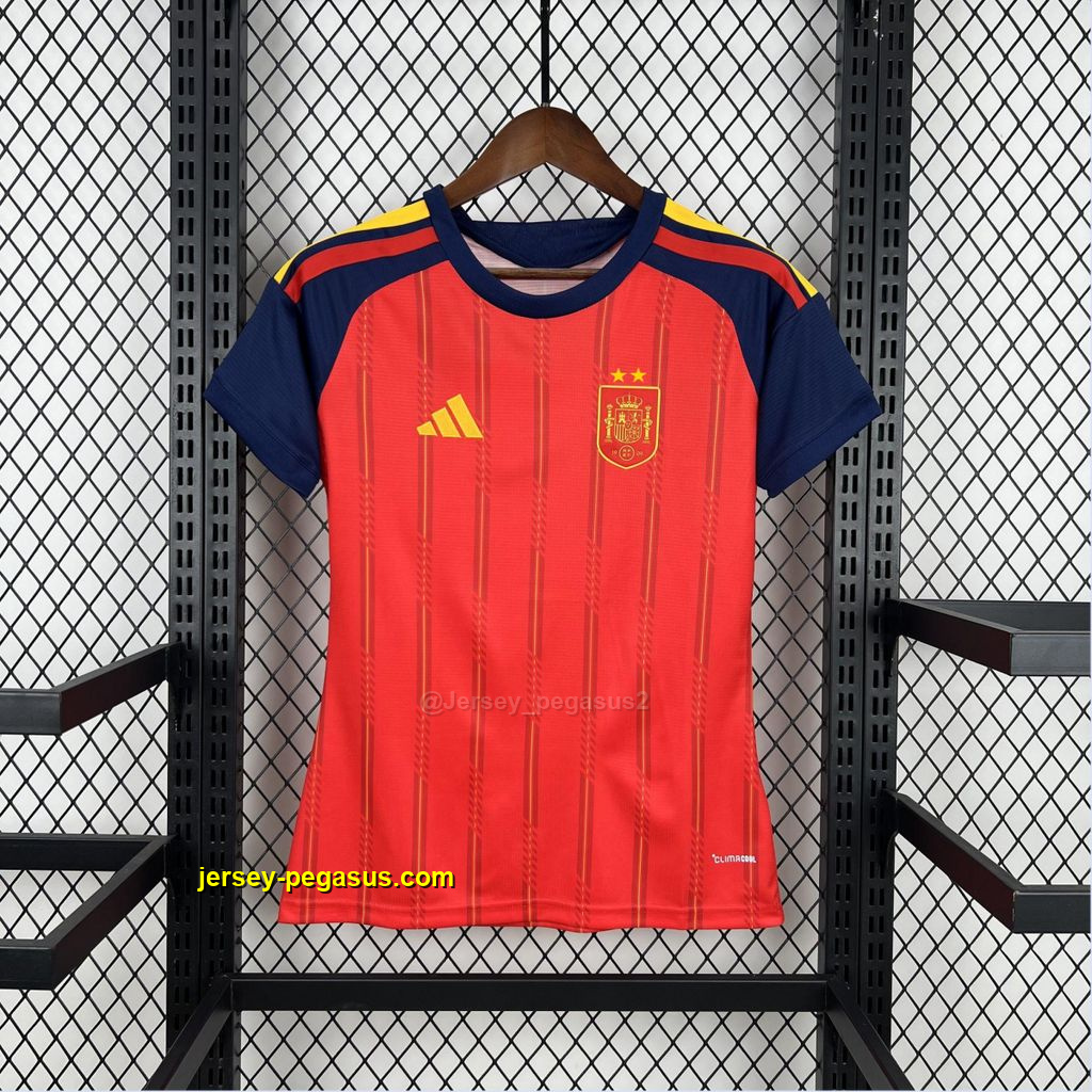 Spain 2026 World Cup Home Jersey (Champion 2-Star Version) Spain 2026 World Cup Home Jersey (Champion 2-Star Version)
