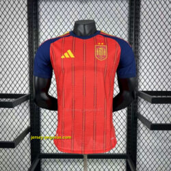 Spain 2026 World Cup Home Jersey Player Version (Champion 2-Star Version)