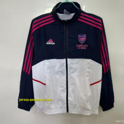 Arsenal Navy & White with Pink Stripes Windbreaker