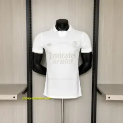 2026-27 Player Edition Real Madrid 125th Anniversary White Jersey