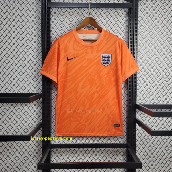 2024 England Goalkeeper Kit Orange UEFA Euro Shirt Football 2024 England Goalkeeper Kit Orange UEFA Euro Shirt Football