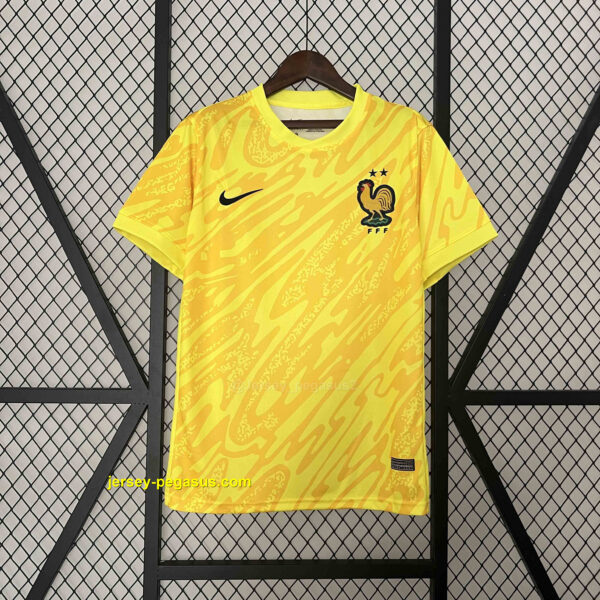 2024 France Goalkeeper Yellow Kit UEFA Euro Football Replicas 2024 France Goalkeeper Yellow Kit UEFA Euro Football Replicas