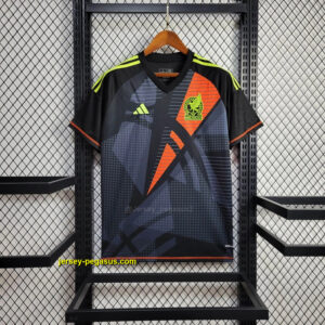 2024 Mexico Goalkeepers Black Kit Football